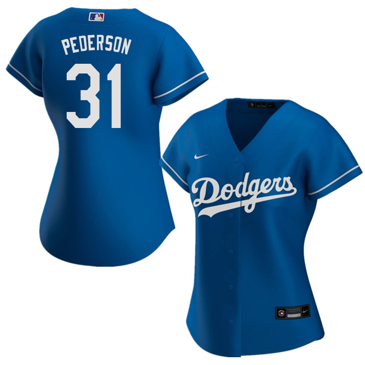 Nike Women #31 Joc Pederson Los Angeles Dodgers Baseball Jerseys Sale-Blue